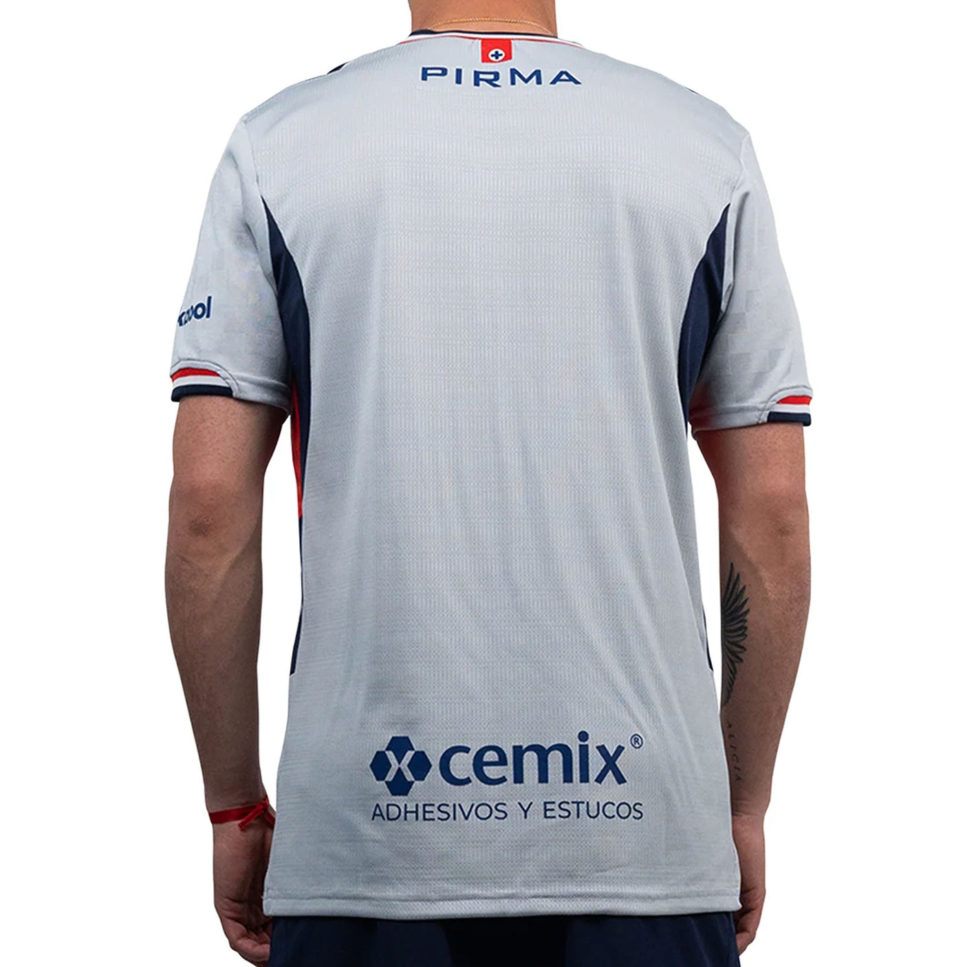 Pirma Men's Cruz Azul 2025/26 Away Jersey Grey/Blue Back