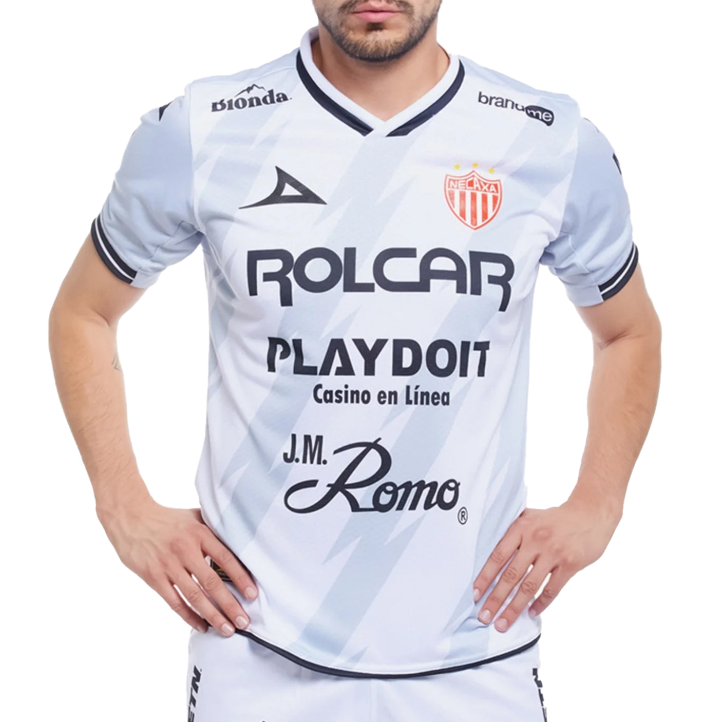Pirma Men's Necaxa 2024/25 Away Jersey White Front