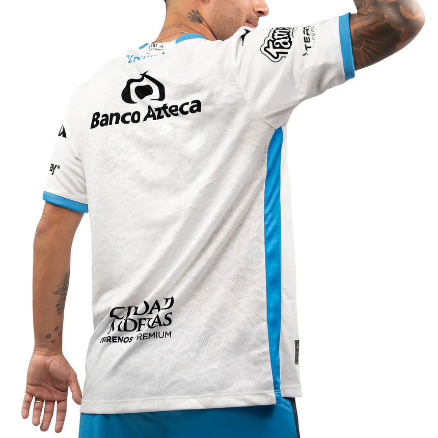 Pirma Men's Puebla 2025/26 Home Jersey White/Black/Blue Back