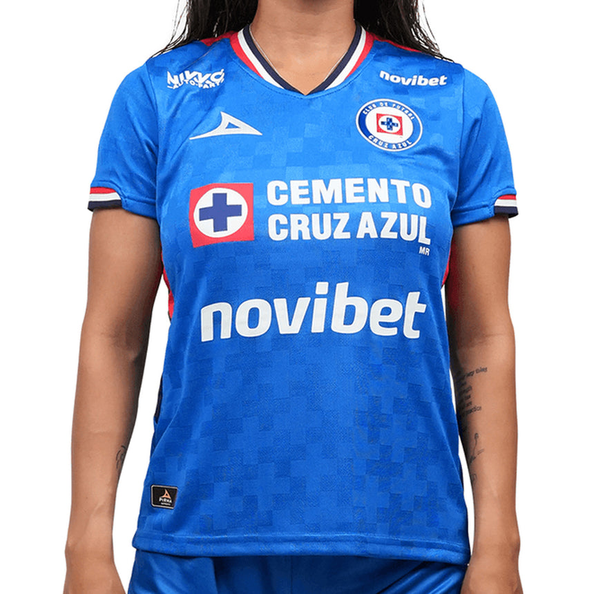 Pirma Women's Cruz Azul 2025/26 Home Jersey Royal Blue/White Front