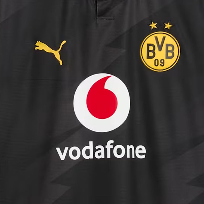 PUMA Borussia Dortmund Men's Away Stadium 2026/27 Jersey Black Crest