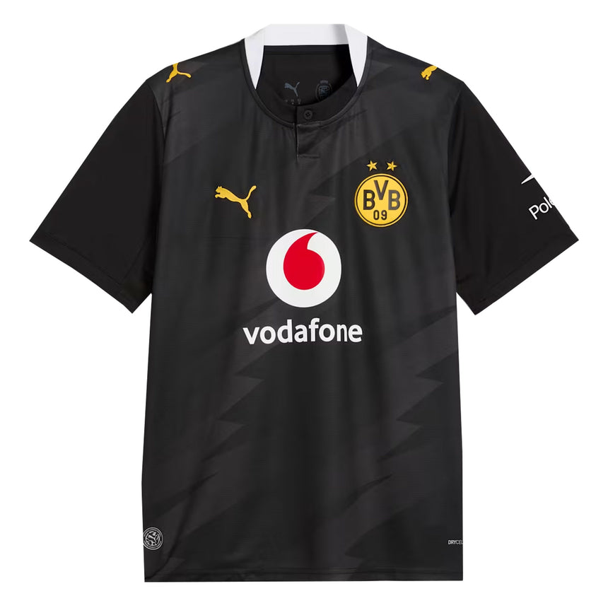 PUMA Borussia Dortmund Men's Away Stadium 2026/27 Jersey Black Front
