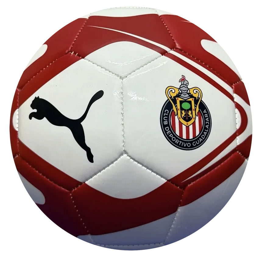 PUMA Chivas De Guadalajara 2025/26 Culture Ball White/Red Front