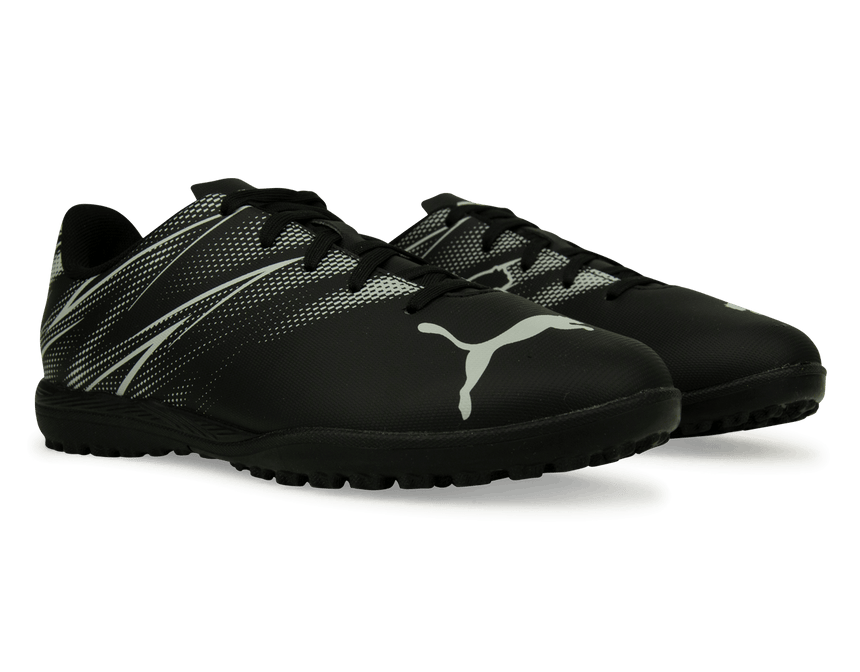 PUMA Kids AttaCanto TF Black/Silver Together