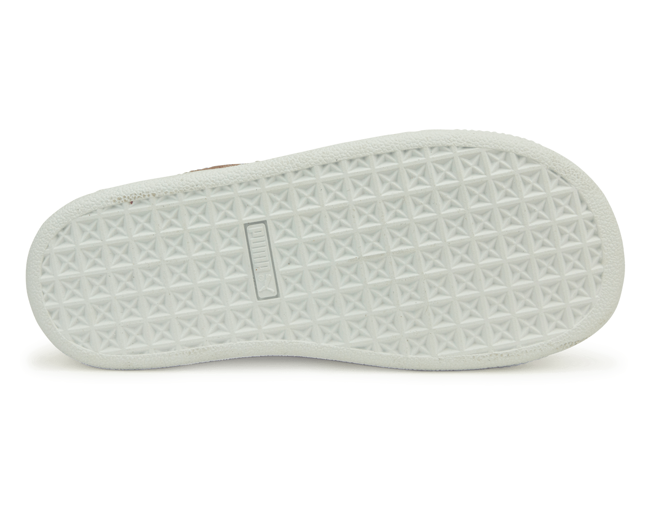 PUMA Kids Basket Met Emboss Rose/White Sole