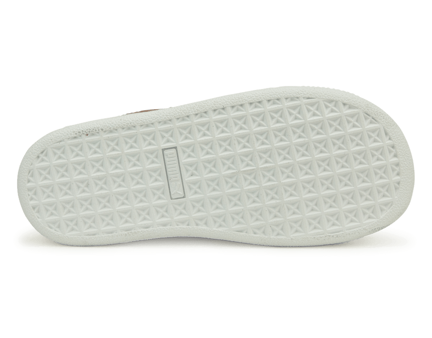 PUMA Kids Basket Met Emboss Rose/White Sole