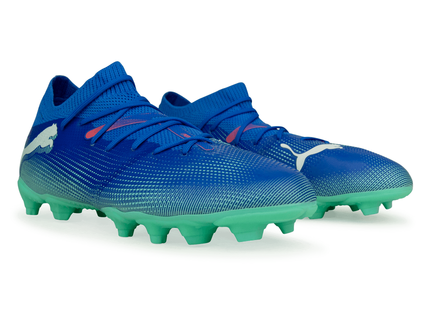 PUMA Kids Future 7 Match FG/AG Bluemazing/White Together
