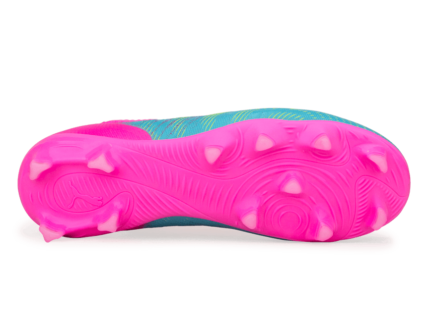 PUMA Kids Future 9 Match FG/AG Poison Pink/Sun Stream Sole