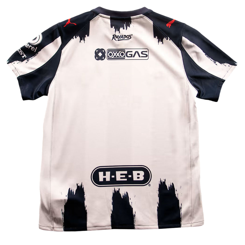 PUMA Kids Monterrey 2025/26 Home Jersey Navy/White Back