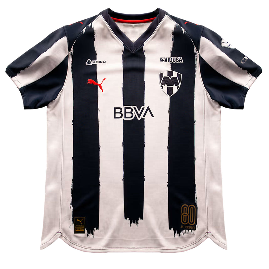 PUMA Kids Monterrey 2025/26 Home Jersey Navy/White Front