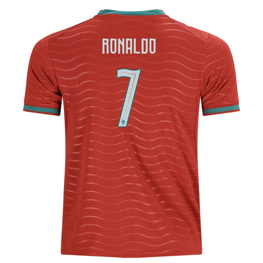 PUMA Kids Portugal 2026 Home Jersey w/ Ronaldo #7 Printing Back
