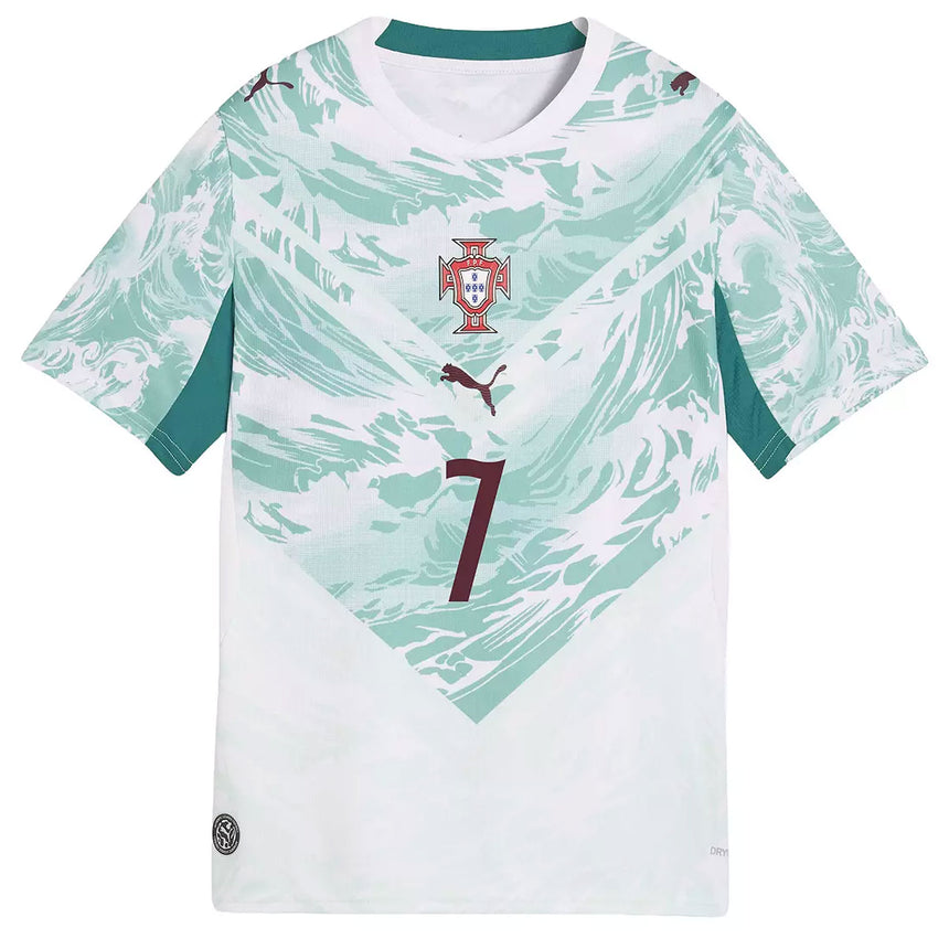 PUMA Kids Portugal World Cup 2026 Away Jersey w/ Ronaldo #7 Printing Front