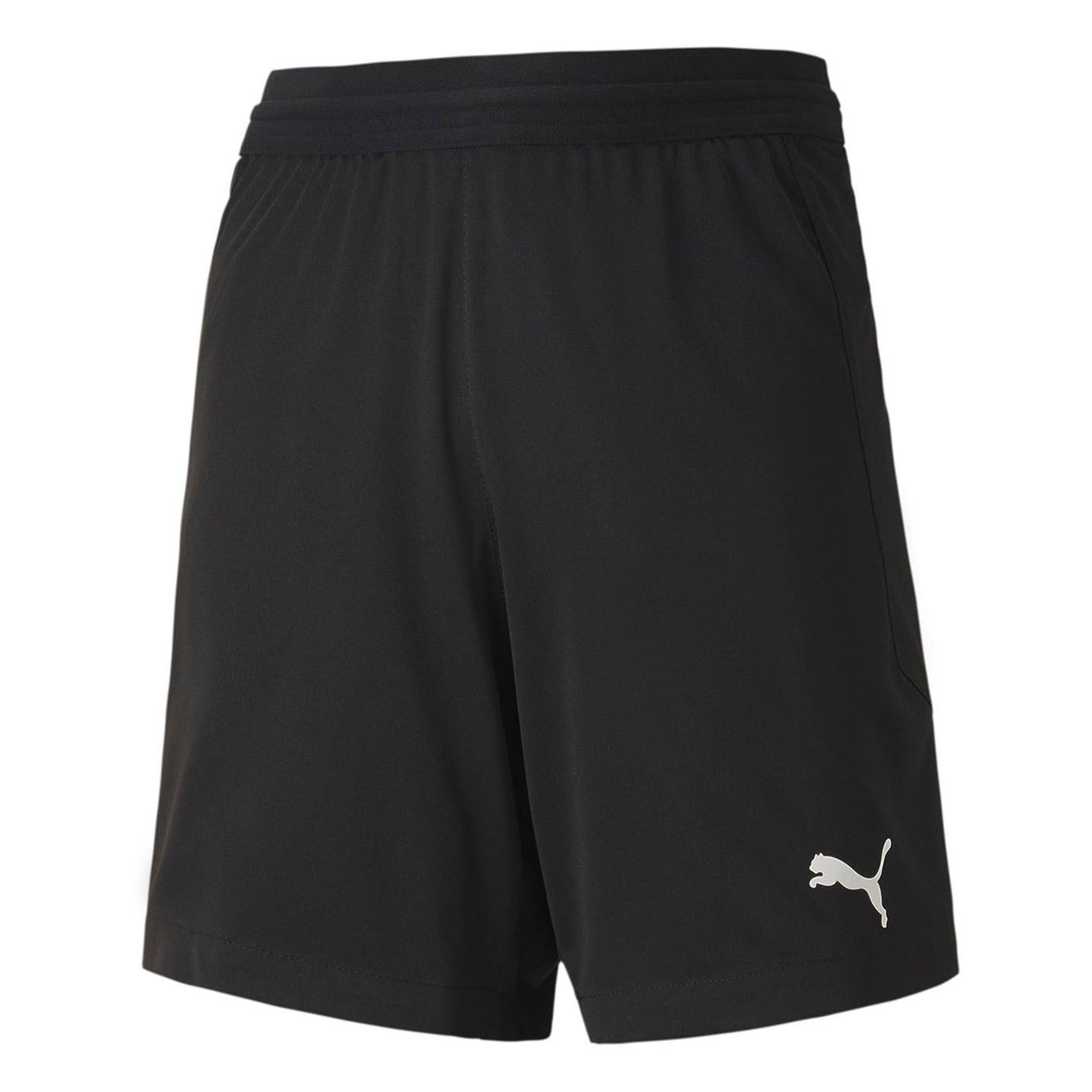 Puma Kids Team Final 21 Knit Shorts Black/White Front