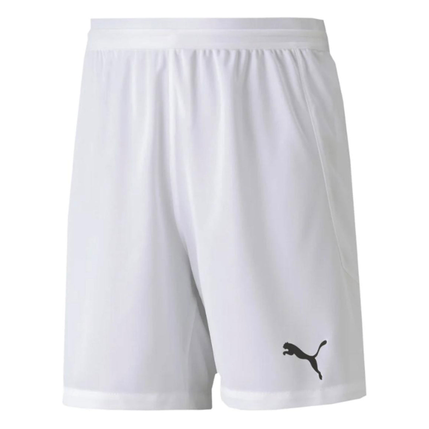 Puma Kids Team Final 21 Knit Shorts White Front