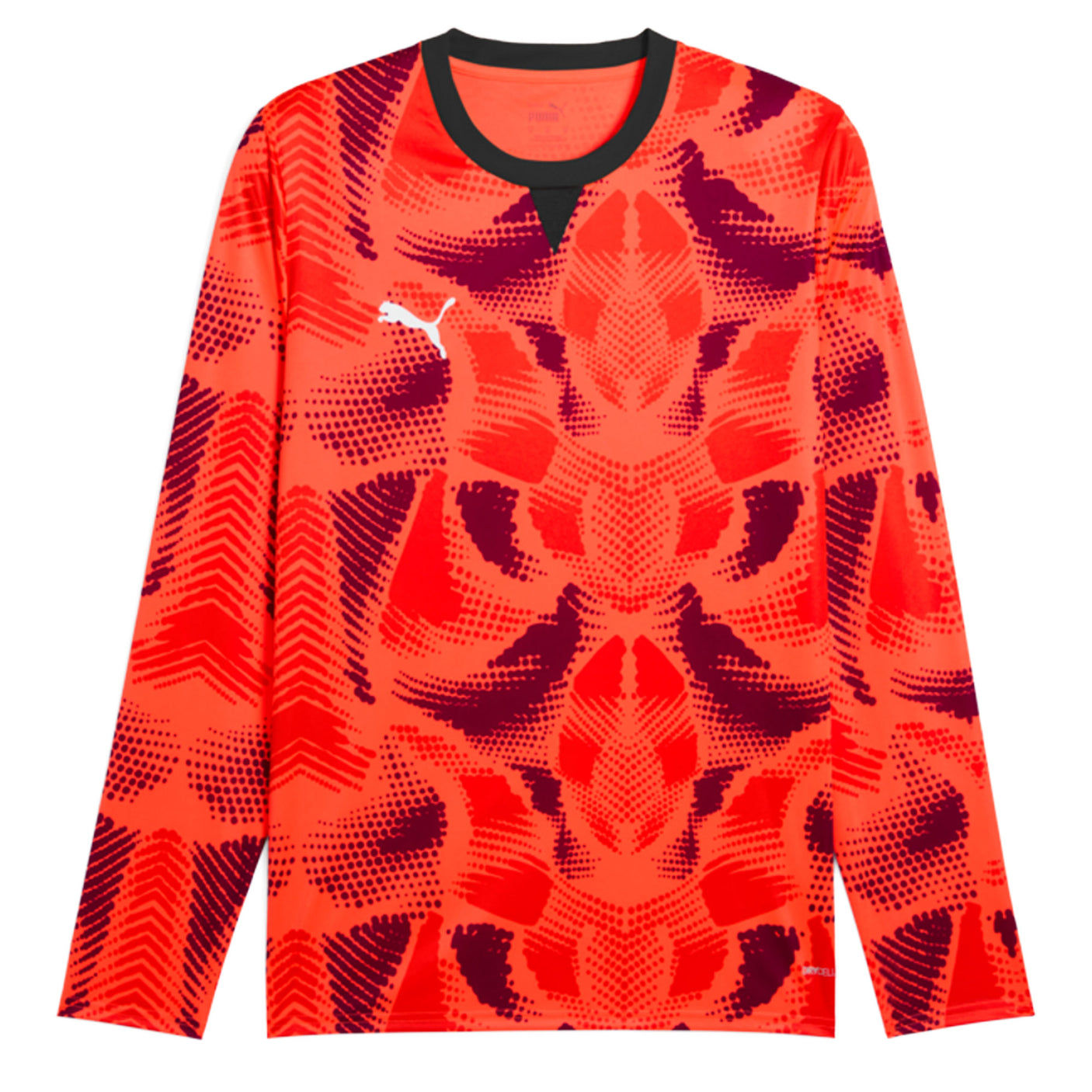 PUMA Kids Team Target Goalkeeper Longsleeve Jersey Red/Black Front