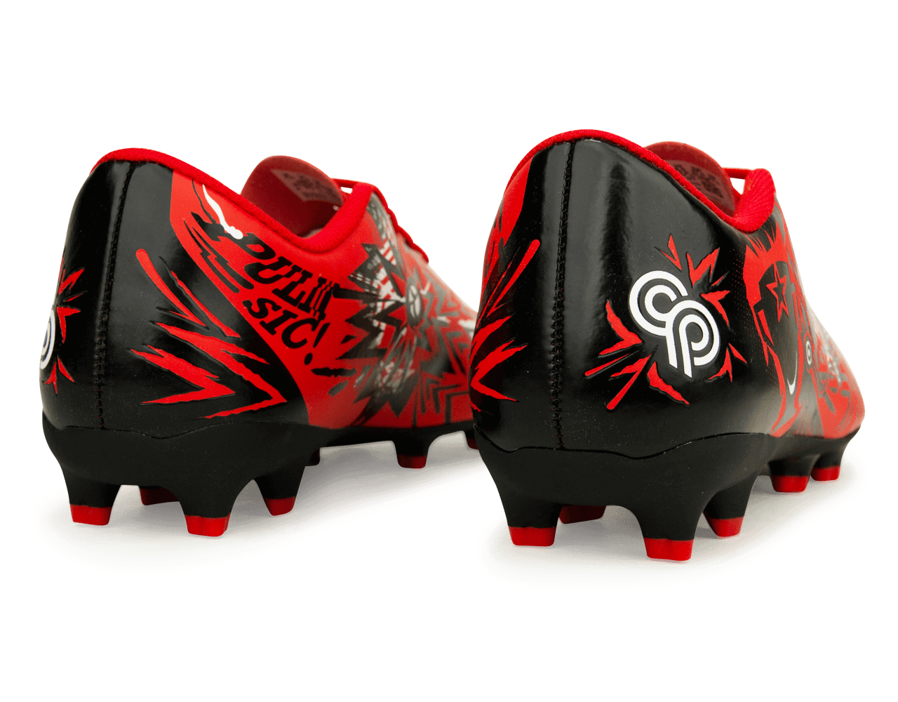 PUMA Kids Ultra Play CP FG/AG Red/Black Rear