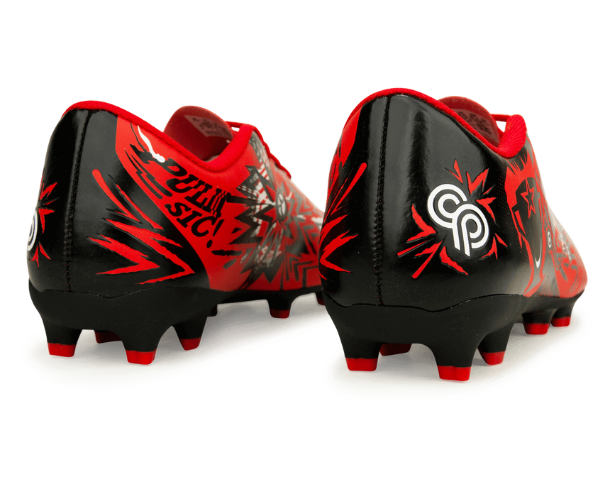 PUMA Kids Ultra Play CP FG/AG Red/Black Rear