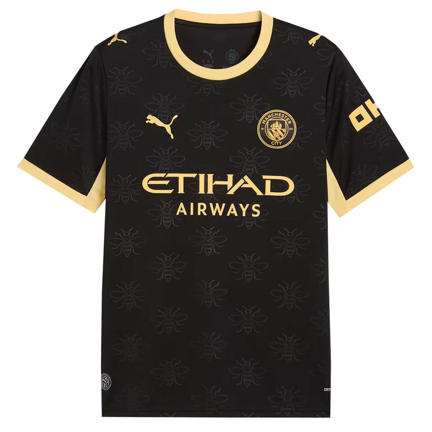 PUMA Manchester City Men's Away Stadium 2026/27 Jersey Black Front