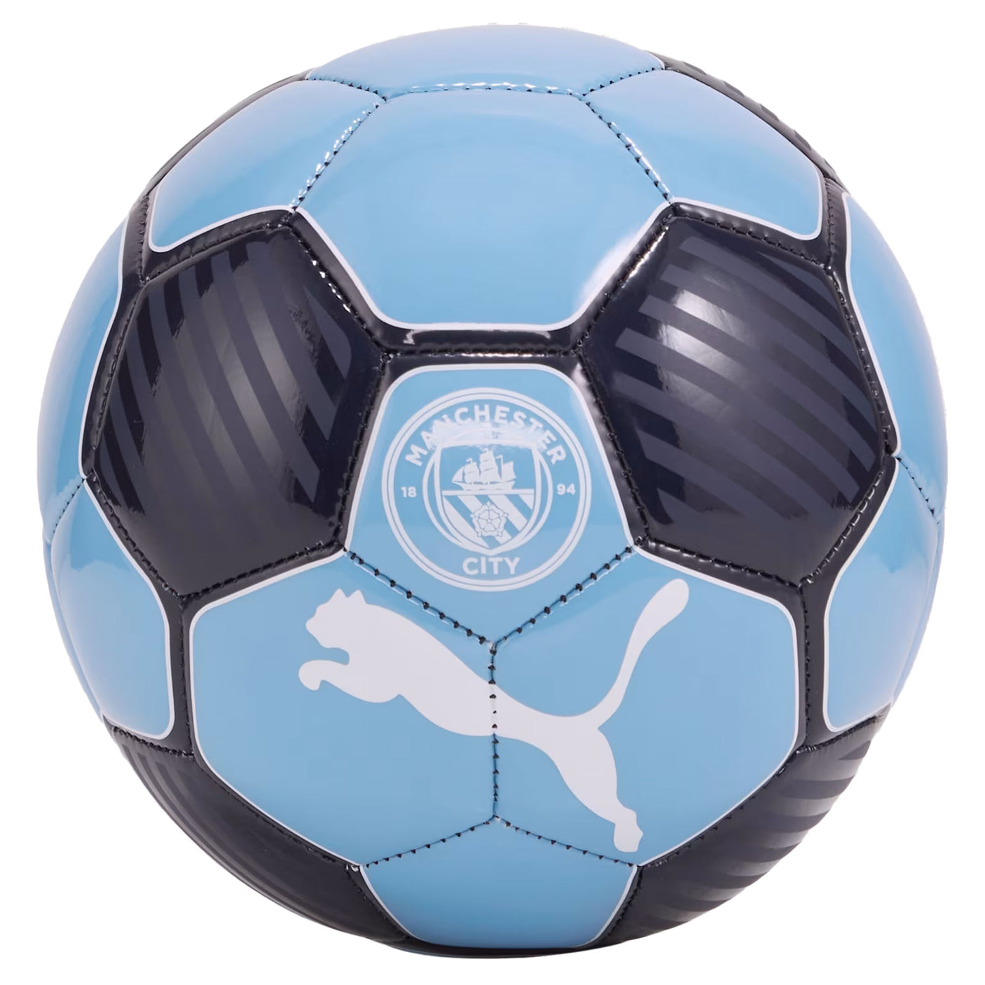 PUMA Manchester City Mini Ball Light Blue/Navy Front