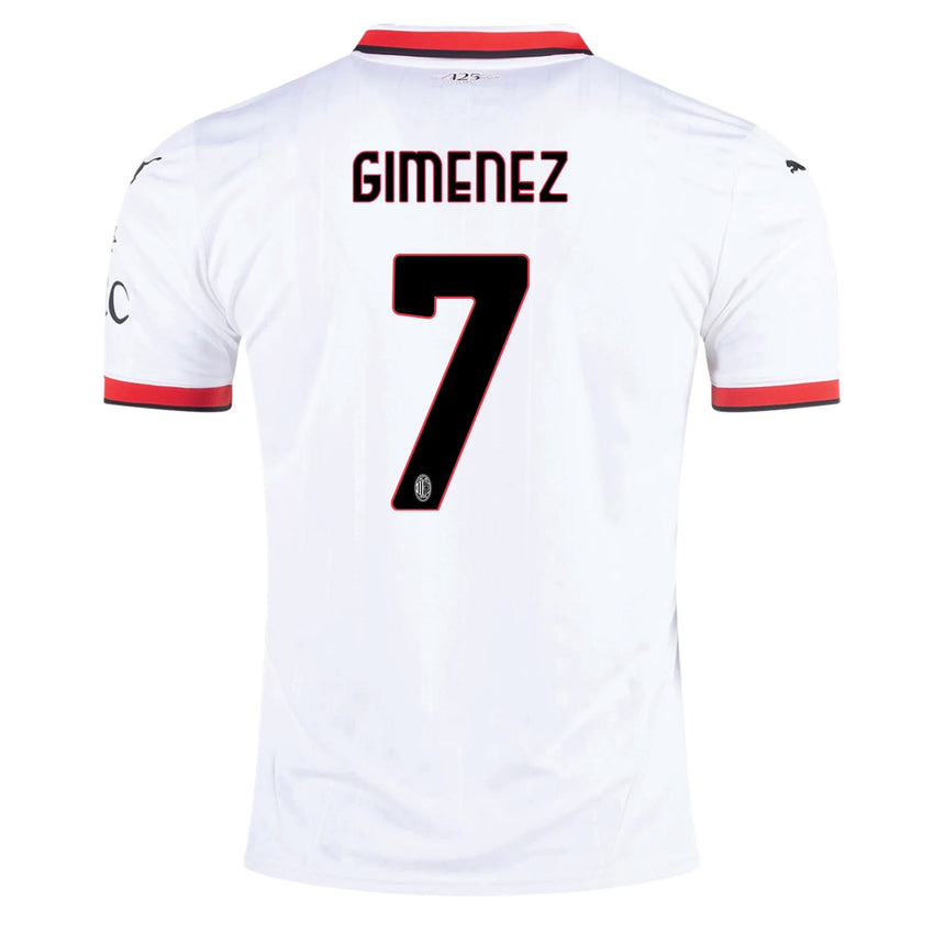PUMA Men's Ac Milan 2024/25 Away Jersey w/ Gimenez #7 Printing Back