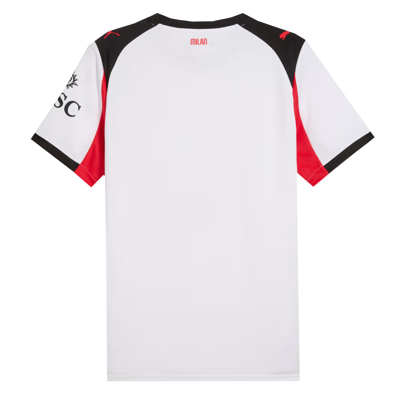 PUMA Men's Ac Milan 2025/26 Away Jersey White/Black/Red Back