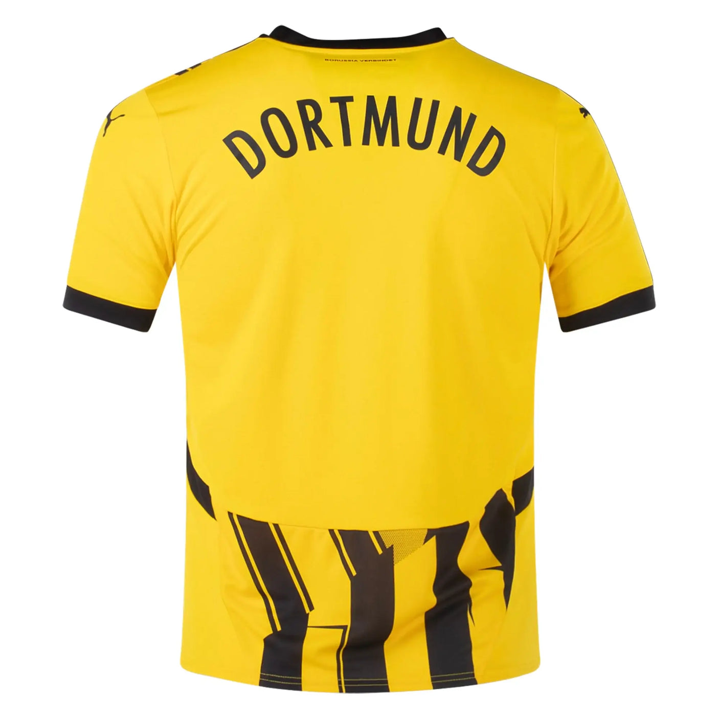 PUMA Men's Borussia Dortmund 2024/25 Cup Jersey Yellow/Black Rear