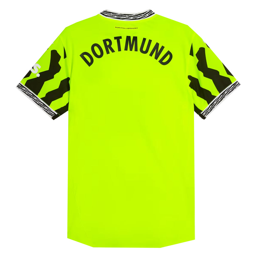 PUMA Men's Borussia Dortmund 2025/26 Authentic Anniversary Jersey Yellow Alert/Black Back