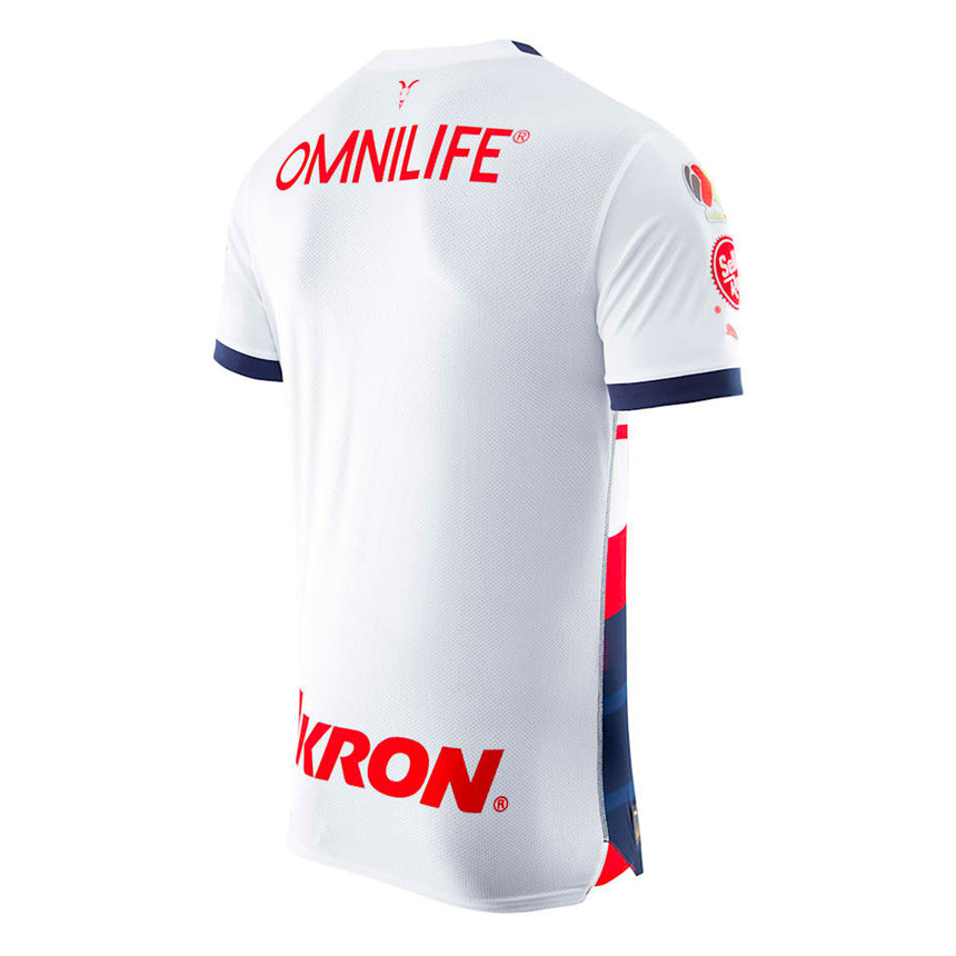 PUMA Men's Chivas De Guadalajara 2023/24 Authentic Away Jersey White/Red Back