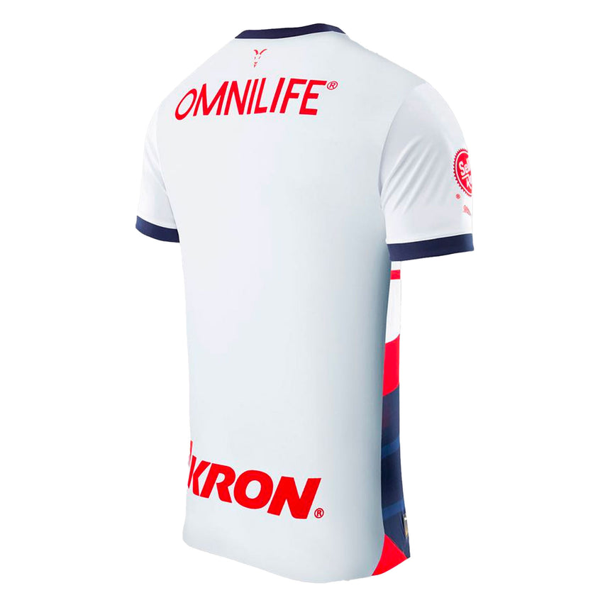 Puma Men's Chivas De Guadalajara 2023/24 Away Jersey White/Red Back