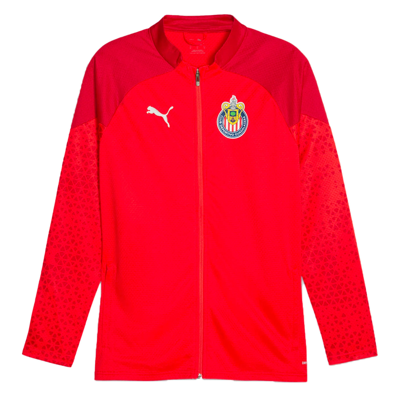 PUMA Men's Chivas De Guadalajara 2023/24 Training Jacket Red Front