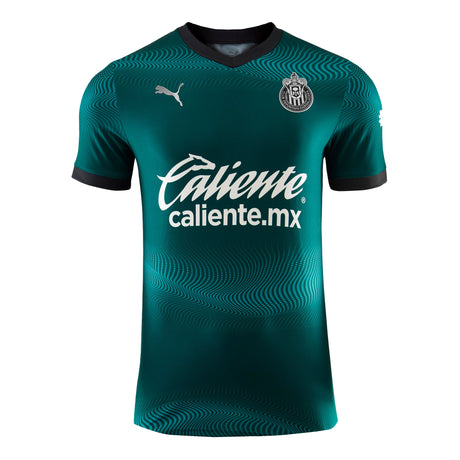 PUMA Men's Chivas De Guadalajara 2023/24 Authentic Third Jersey Green/White