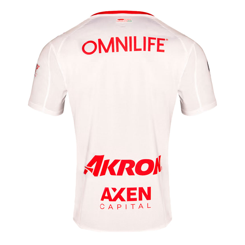 PUMA Men's Chivas De Guadalajara 2025/26 Authentic Away Jersey White/Red Back