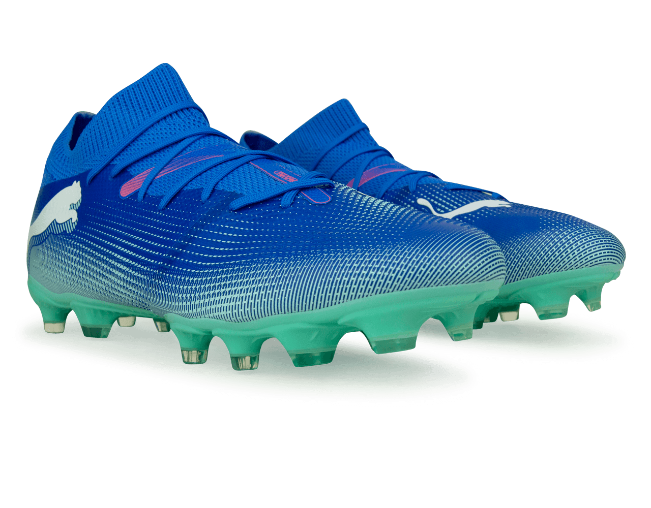 PUMA Men's Future 7 Match FG/AG Bluemazing/White Together