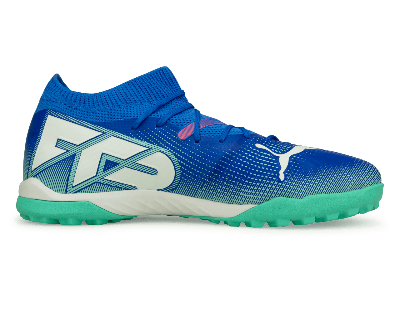 PUMA Men's Future 7 Match TT TF Bluemazing/White Side