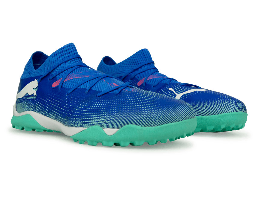 PUMA Men's Future 7 Match TT TF Bluemazing/White Together