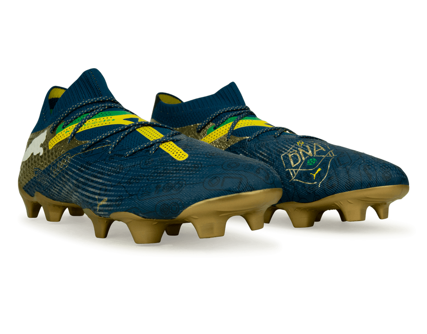 PUMA Men's Future 7 Ultimate BNA FG/AG Blue/Yellow/Green Gold Together