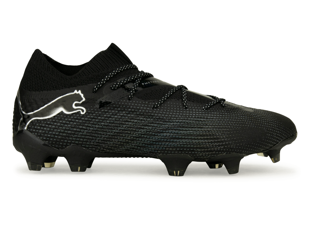 PUMA Men's Future 7 Ultimate FG/AG Black/Silver