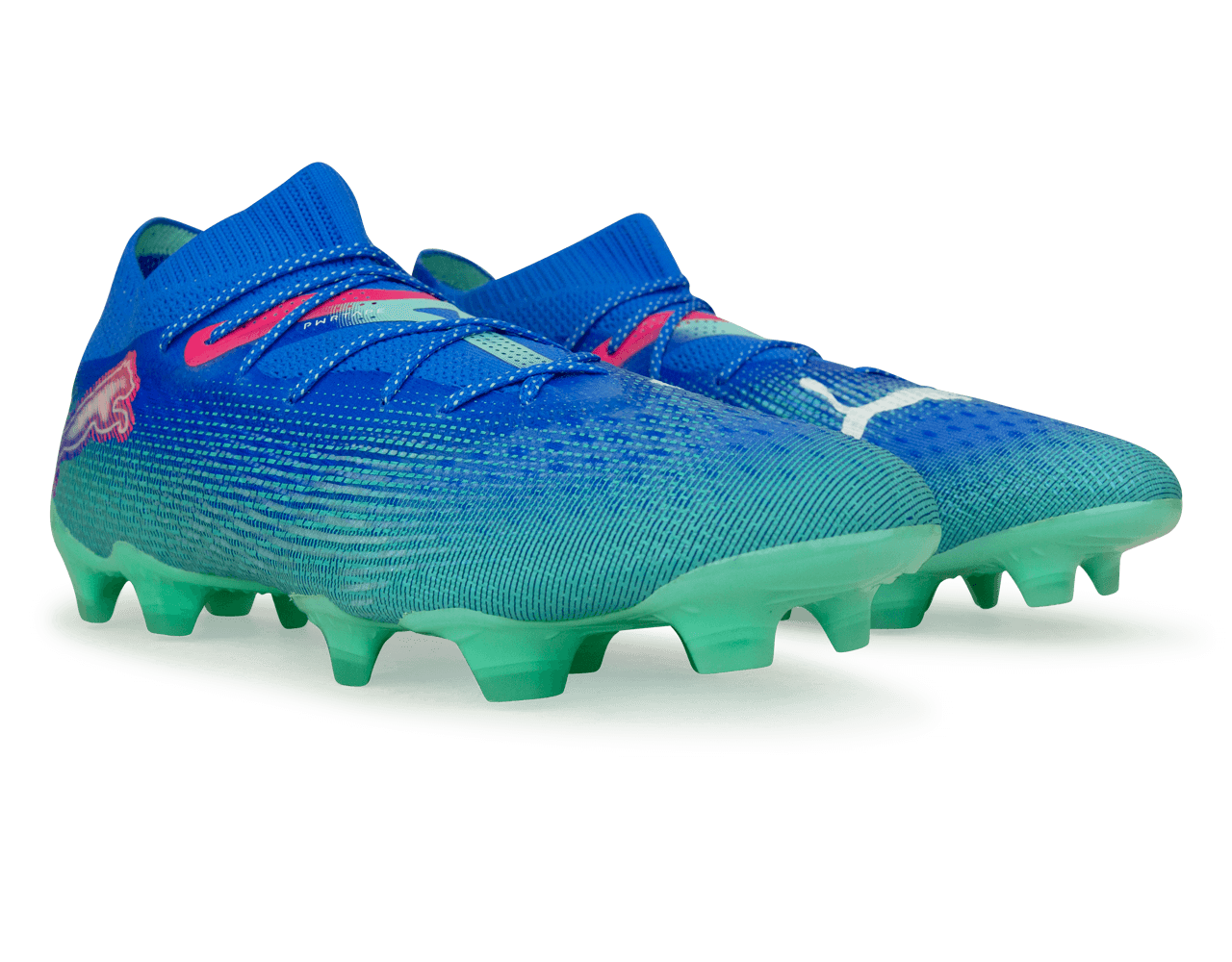 PUMA Men's Future 7 Ultimate FG/AG Bluemazing/White Together