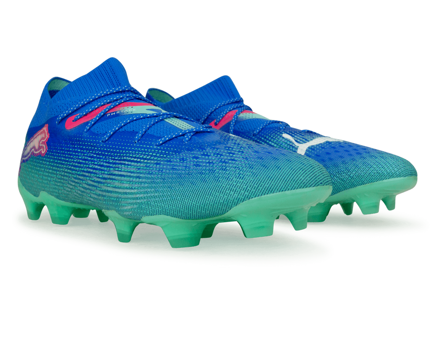 PUMA Men's Future 7 Ultimate FG/AG Bluemazing/White Together