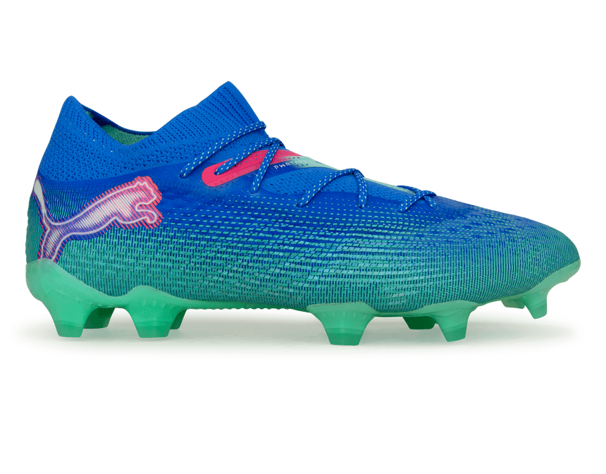 PUMA Men's Future 7 Ultimate FG/AG Bluemazing/White