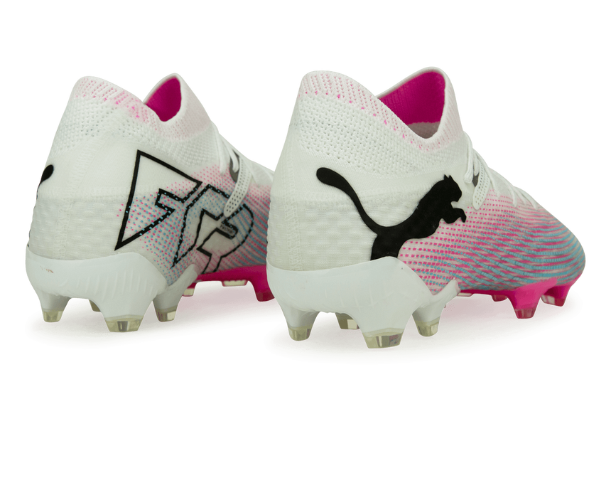 PUMA Men's Future 7 Ultimate FG/AG White/Black Rear
