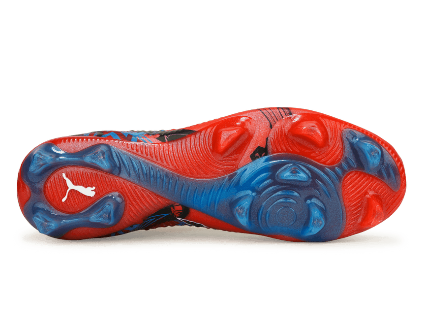 PUMA Men's Future 8 Ultimate PlayMakers FG Red/Black/Ultra Blue Soleplate