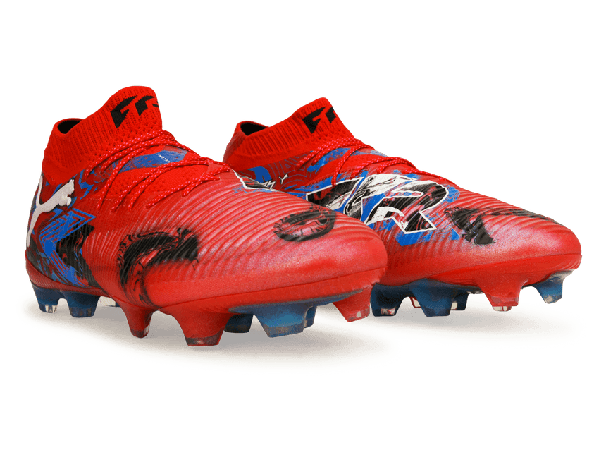 PUMA Men's Future 8 Ultimate PlayMakers FG Red/Black/Ultra Blue Together