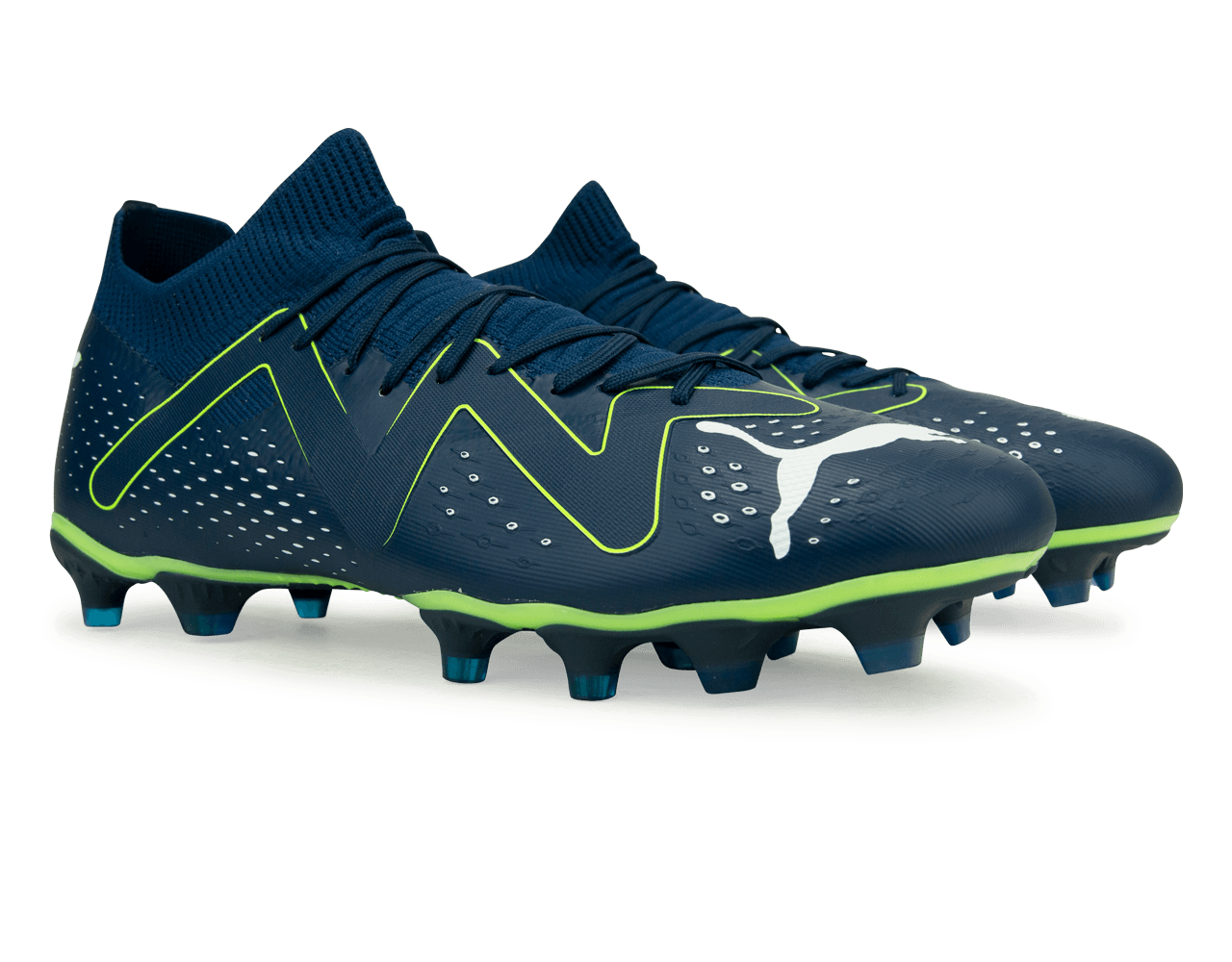 PUMA Men's Future Match FG/AG Persian Blue/White Together