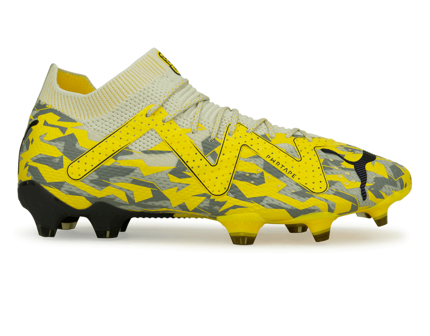 PUMA Men's Future Ultimate FG/AG Gray/Yellow