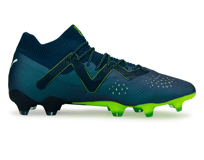 PUMA Men's Future Ultimate FG/AG Persian Green/White Side