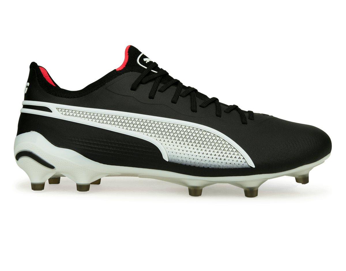 PUMA Men s King Ultimate FG AG Black White Azteca Soccer