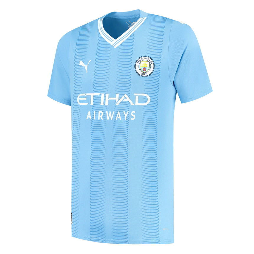PUMA Manchester City Men's Home Stadium 2023/24 Jersey w/ Haaland #9