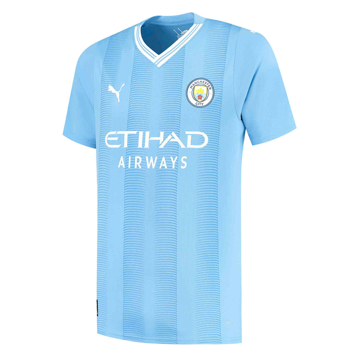 Julián Álvarez Manchester City Puma Youth 2023/24 Away Replica Player Jersey  - White