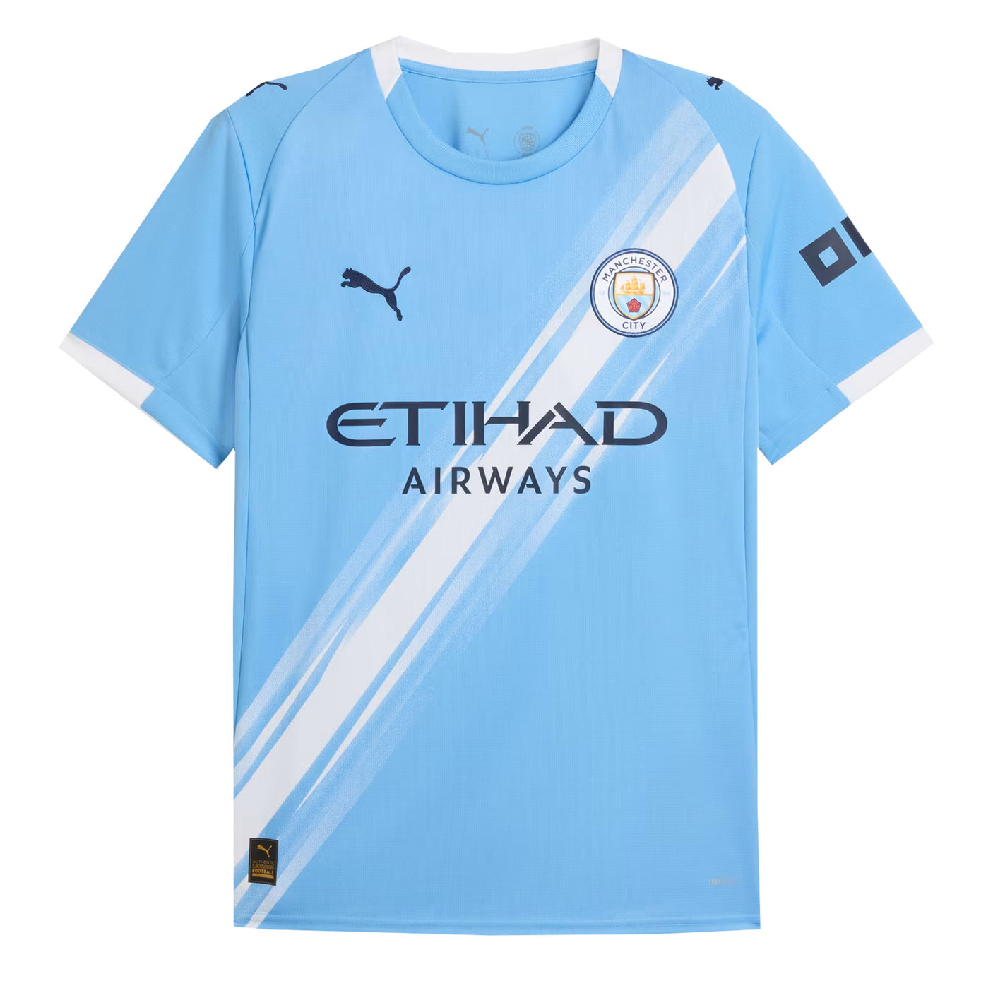 PUMA Men's Manchester City 2025/26 Home Jersey Team Light Blue/White Front